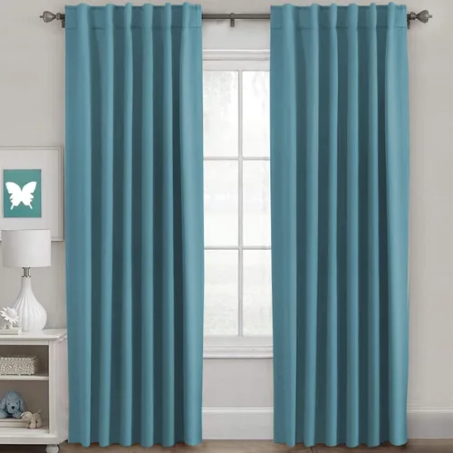 Vista 182 de H.VERSAILTEX Cortinas Opacas con Aislamiento Térmico, Paneles de Tratamiento de Ventanas que Oscurecen la Habitación, Cortinas Opacas para Sala