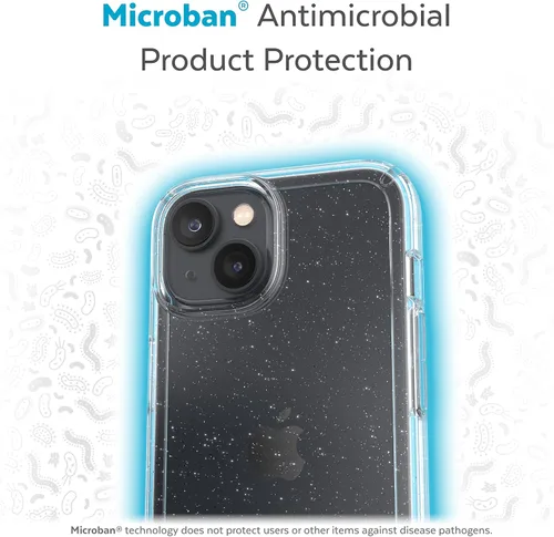 Vista 14 de Speck Funda transparente para iPhone 14 y iPhone 13 – Protección contra caídas, resistente a los arañazos y a prueba de amarilleo, funda de doble
