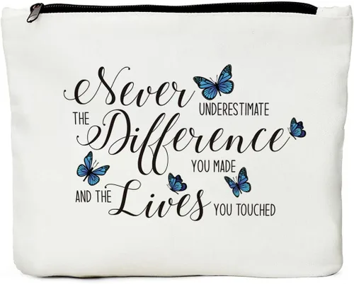 Vista 13 de JIUWEIHU Procaffeinating Definition - Bolsa de cosméticos, regalos divertidos, bolsa de maquillaje, ideas de regalo para amantes del café