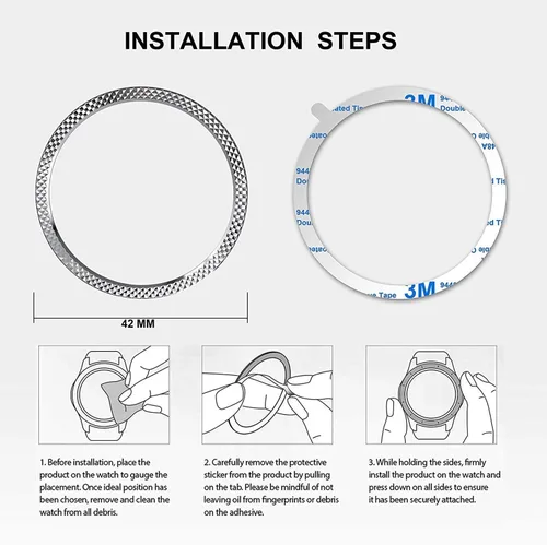 Vista 5 de DEALELE Correa compatible con Samsung Gear S3 Frontier/Classic/Galaxy Watch de 1.81 pulgadas, correa de malla de acero inoxidable de 0.86 pulgadas