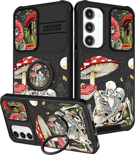 Vista 187 de Funermei para Samsung Galaxy Z Flip 4 Funda - Funda de Teléfono Bonita para Mujeres y Niñas con Mariposas Bonita Estética Femenina Diseño