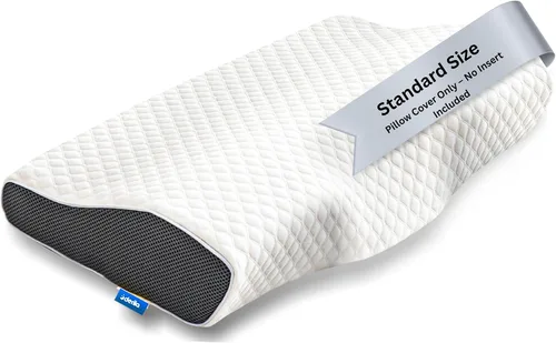 Vista 12 de Derila Almohada Cervical para el Cuello para Dormir - Almohada de Soporte para Espalda, Estómago, Durmientes de Lado, Almohadas de Espuma