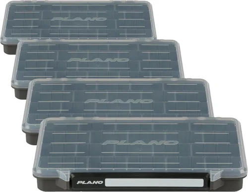 Vista 7 de Plano Cajas de aparejos, paquete de 4 unidades de 3500 cajas de utilidad Prolatch Stowaway para aparejos, almacenamiento de aparejos de pesca