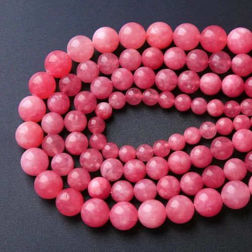 Vista 91 de 88 cuentas de piedra natural africana de piedra de sangre para hacer joyas y pulseras