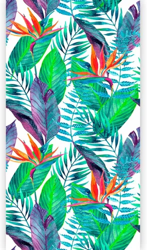 Vista 14 de artgeist Mural de pared Tropical de 58 x 110 pulgadas - Mural de pared autoadhesivo para despegar y pegar, calcomanía extraíble, imagen de primera