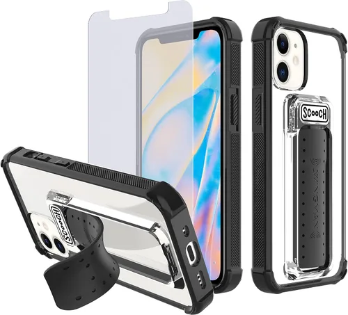Vista 133 de Scooch Wingman - Funda con soporte de patas para iPhone 11 [Protección contra caídas de 10 pies] [Soporte de dos vías] Cubierta protectora, funciona