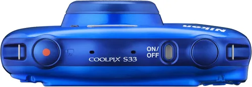 Vista 5 de Nikon COOLPIX S33 Cámara digital impermeable (azul) - Versión internacional