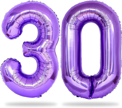 Vista 119 de Globos negros del número 10 para decoraciones de cumpleaños número 10, globos de helio de mylar de lámina de 40 pulgadas negros del número 1 & 0