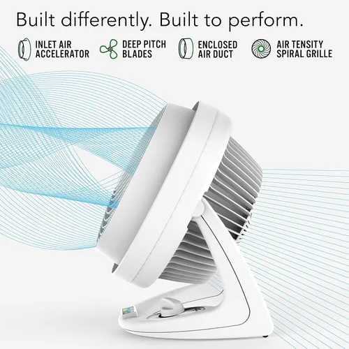 Vista 8 de Vornado Ventilador circulador de aire mediano inteligente eléctrico con control de velocidad variable 610DC