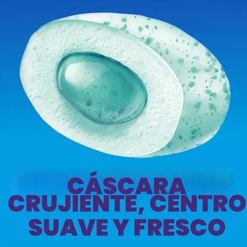 Vista 5 de Mentos Chicle Pure Fresh sin azúcar con xilitol, gaulteria, a granel, botella de 50 piezas (paquete de 6)