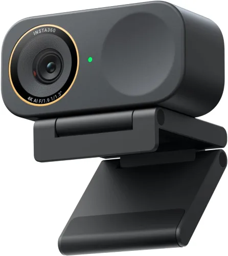 Vista 12 de Insta360 Link 2C Pro - Cámara web 4K para PC/Mac, sensor de 1/1.3 pulgadas, baja luz, marco automático, HDR, micrófonos direccionales