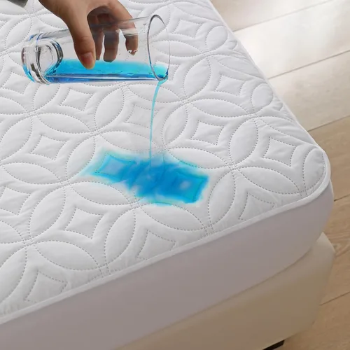 Vista 9 de FELTYBED Protector de colchón impermeable Twin de 39"x75", Funda de colchón suave Twin gris, Funda protectora acolchada de colchón transpirable