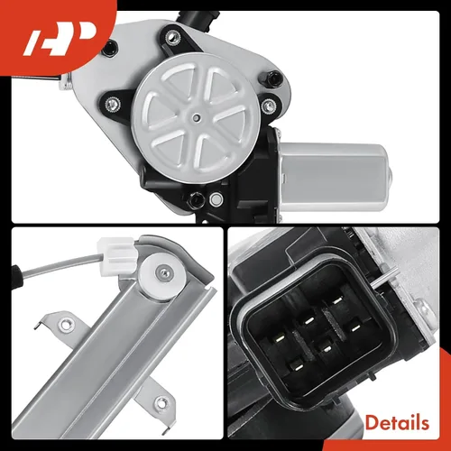 Vista 8 de A-Premium Elevalunas eléctrico con motor compatible con Legacy Outback 2010-2014 lado del conductor delantero con función antipellizcos