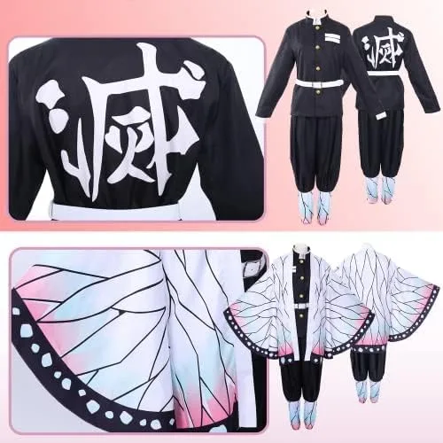 Vista 3 de colarm Shinobu Costume, Cosplay Suit, Shinobu Cosplay Uniform for Girls Kids Women, for for Halloween, Theme Party