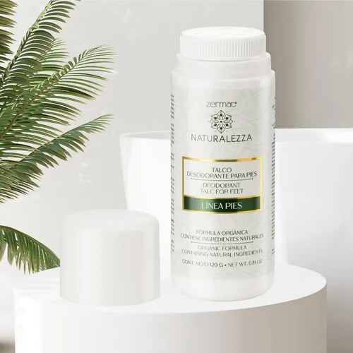 Vista 4 de Zermat Naturalezza, Talco para Pies, 4.23 Oz.