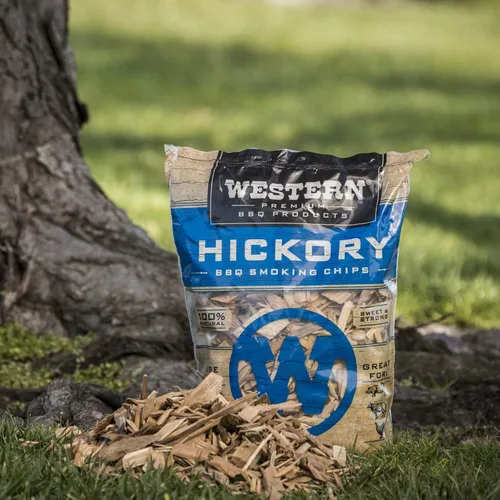 Vista 9 de Western Popular BBQ - Paquete variado de virutas de madera para ahumar (3) – Sabores populares – Manzana y Hickory, con cereza