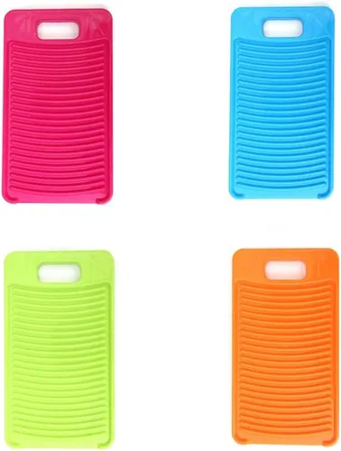 Vista 7 de Ipetboom Mini tabla de lavar de plástico para el hogar, mini tabla de lavar portátil para el hogar (verde)