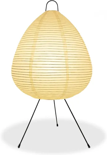 Vista 8 de YY YEARCHY Lámpara de mesa de papel globo con pilas de 7.8 pulgadas
