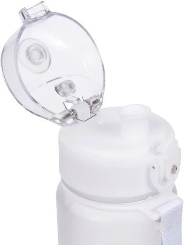 Vista 3 de Brimma Botella de agua deportiva de alta calidad con tapa superior abatible a prueba de fugas, plástico Tritan ecológico y sin BPA, imprescindible