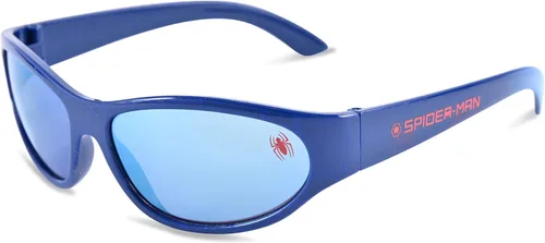 Vista 4 de Marvel Spiderman - Gafas de sol para niños con funda para gafas para niños, gafas de sol protectoras para niños