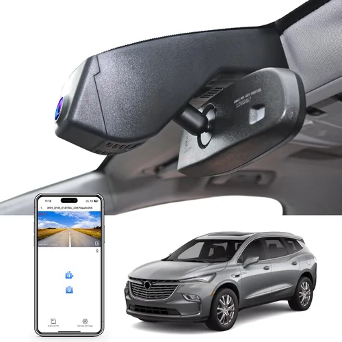 Vista 16 de Mangoal Cámara de tablero delantera 4K y trasera de 1080p para Buick Enclave 2018-2024 (modelo A), se prefiere Base Essence Premium Avenir
