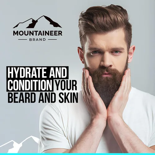 Vista 2 de El Bálsamo Mágico para la Barba de la marca Mountaineer: Un bálsamo totalmente natural para acondicionar la barba, 1