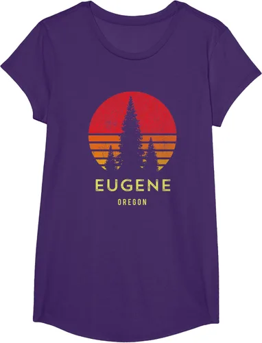 Vista 14 de Camiseta Eugene Oregon, Negro, S