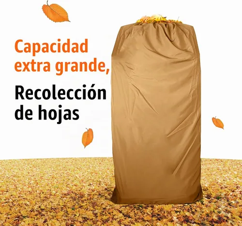 Vista 5 de Bolsa grande de recolección de hojas de tractor de césped apta para dos