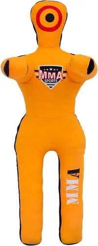 Vista 11 de MMA Deportes Brasileño JIU Jitsu Grappling Sumisión Lanzamiento Maniquí Punzonado Bolsa Pesada Kick Boxing Dummies SIN LLENAR Gris