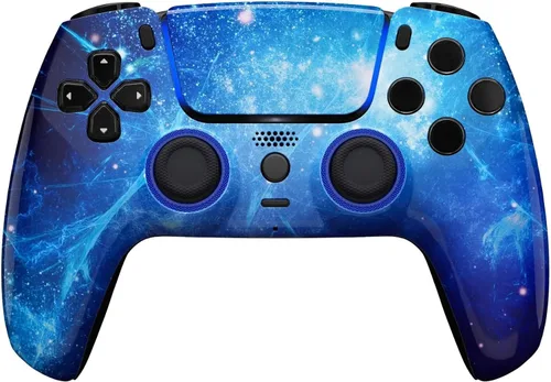 Vista 9 de ProControllers LLC Custom Wireless Controller for PS5 - Hand Airbrushed & Multiple Designs Available (Alligator)