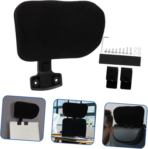 Vista 3 de Operitacx Silla alta de la cabeza de la silla de la computadora silla lumbar soporte ergonómico silla de oficina ninguna ruedas