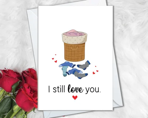 Vista 3 de Divertida tarjeta de aniversario para hombres y mujeres, tarjeta de aniversario de humor para novia esposa, tarjeta de amor de broma para novio