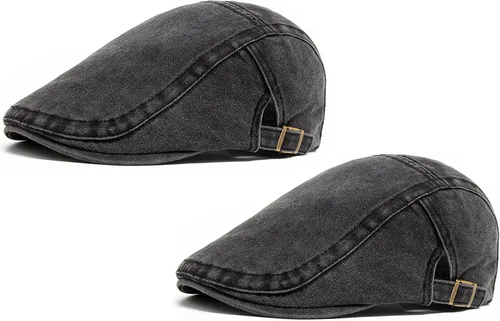 Vista 10 de Gorra vaquera de algodón ajustable unisex Azul marino