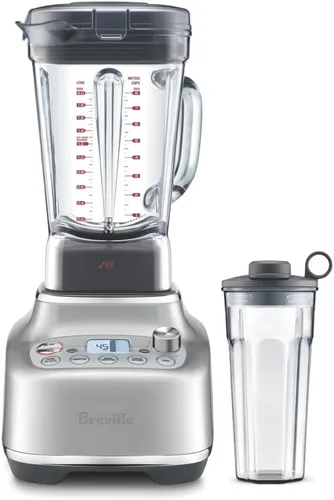 Vista 10 de Breville BBL920BST Super Q Licuadora de Grado Comercial para el Hogar, Acero Inoxidable Negro