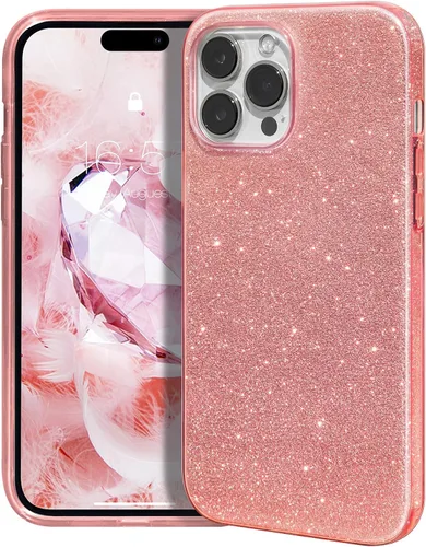 Vista 51 de MATEPROX - Funda compatible con iPhone Air de 6.5' [2025], carcasa protectora de 3 capas con purpurina brillante y tendencia, anti-arañazos y a