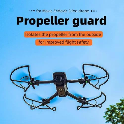 Vista 2 de Protector de hélice apto para DJI Mavic 3/Mavic 3 Pro Drone de liberación rápida Protectores de hoja de hélice Funda protectora anticolisión