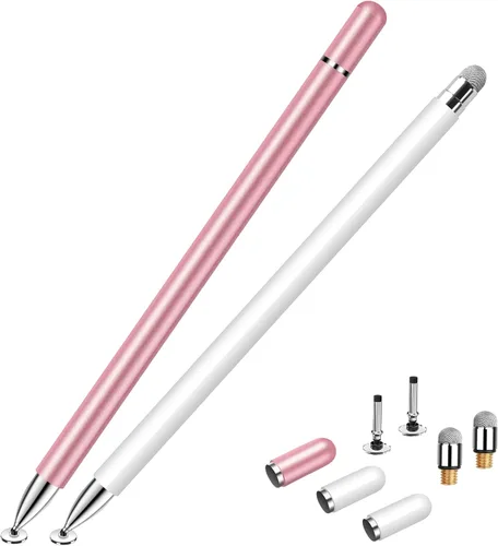Vista 11 de Lápiz óptico para iPad iPhone Android, 2 bolígrafos para pantallas táctiles
