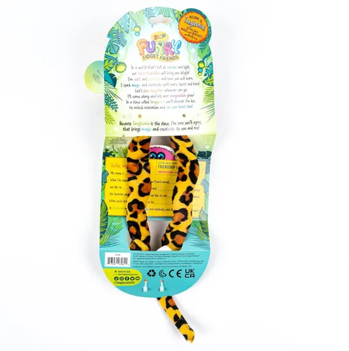 Vista 7 de TANGLE Peludo Fidget Friends (Sabiduría El Leopardo)