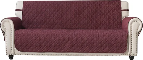 Vista 22 de Ameritex - Funda impermeable de sofá, 100 % antideslizante, acolchada, protector de muebles para perros, niños y mascotas; funda de sofá, lavable a