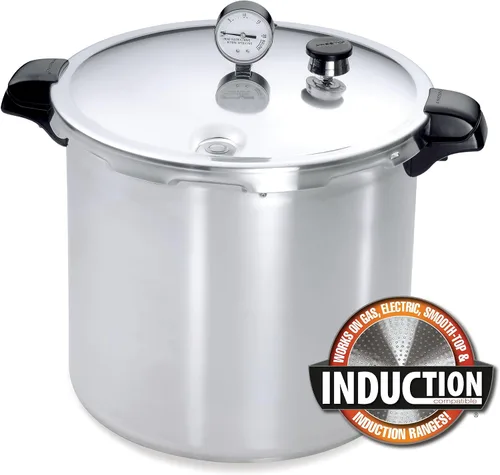 Vista 2 de Presto 01784 Enlatadora de presión compatible con inducción de 23 quart, plateada, de aluminio