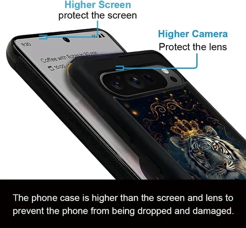 Vista 719 de Compatible con Google Pixel 4A 5G Mobile Case Creative Acrylic Panel trasero Silicona Protección Grip especialmente diseñado para Google Pixel 4A 5G