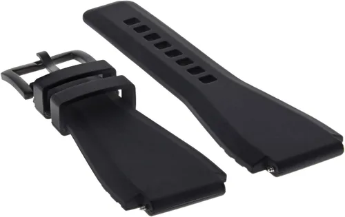 Vista 2 de Ewatchparts PULSERA DE CAUCHO DE SILICONA PARA MICHAEL KORS WATCH BLACK PVD HEBILLA
