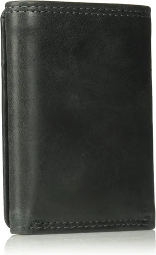 Vista 2 de Timberland PRO Cartera triple RFID de cuero para hombre con ventana de identificación