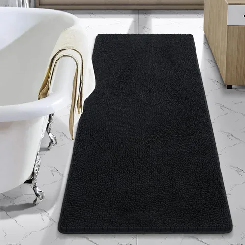 Vista 81 de LOCHAS - Alfombra de baño de lujo lanuda de 24 x 17 pulgadas, color beige