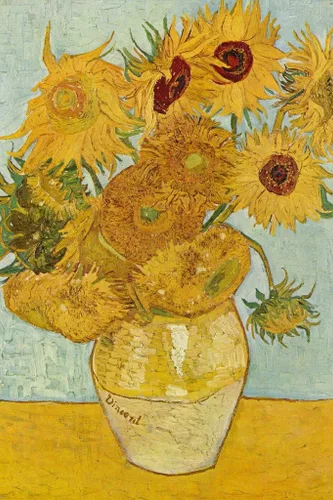 Vista 28 de Póster de “La noche estrellada” (1889) de Vincent Van Gogh, 18 x 12 pulgadas Ramas de flor de almendro 9897