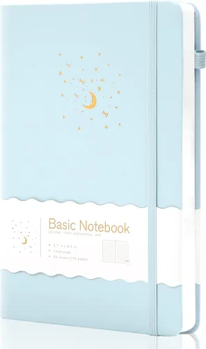Vista 12 de CAGIE Cuaderno rayado para trabajo, cuaderno de tapa dura para escribir, mujeres y hombres, diario para tomar notas con lazo para bolígrafo