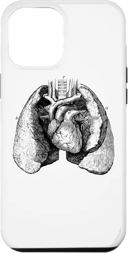 Vista 26 de Human Heart Lungs Anatomy Vintage Medical Anatomical Heart Case for iPhone 17