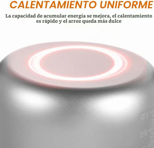 Vista 7 de Yardwe Olla arrocera de 5.5 tazas olla interior antiadherente de repuesto compatible con aroma cuco accesorios de cocina eléctrica de 3 litros