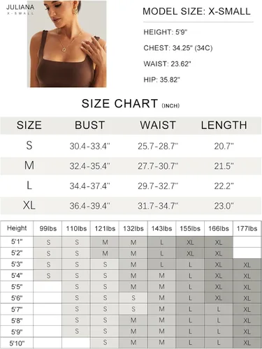 Vista 6 de Eachyes Camiseta sin mangas con cuello cuadrado y doble forro para mujer, con espalda baja