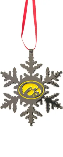 Vista 14 de Adorno navideño de copo de nieve de Alabama Crimson Tide